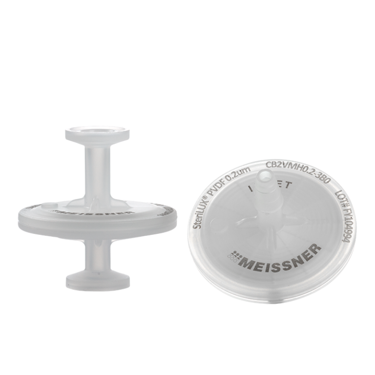Sterilux filters for laboratory filtration systems.