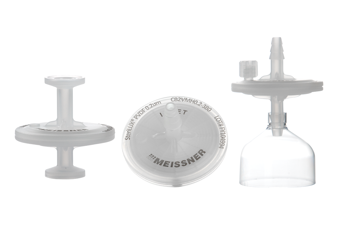 Sterilux PVDF filters by Meissner