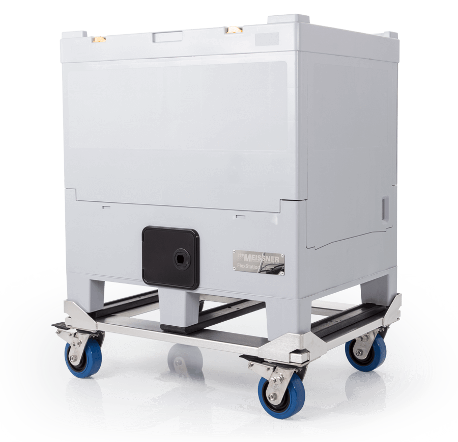 FlexStation® Rigid Outer Container with Accessory Cart