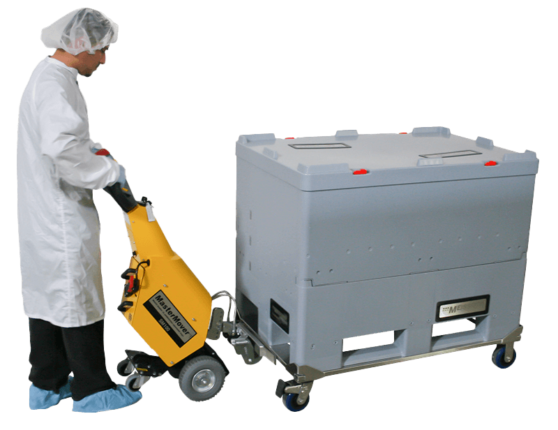 the FlexStation® Accessory Pallet and Electric TugsSmartMover motorized tug by MasterMover®