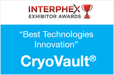 CryoVault wins Interphex Best Technologies Innovation award.